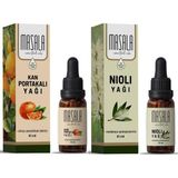 EstoreBox Masala Saf Portakalı Yağı - Niaouli Yağı 10 Ml. x 2 Adet