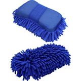 EstoreBox Mikrofiber Araba Yıkama Süngeri – Bir Yüzü Makarna, Diğer Yüzü Mop Bezi 1 Adet