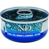 EstoreBox N&d Yaş Maması, Konserve Morina Balığı, Karides Balkabaklı, Yavru Kedi, 70 gr