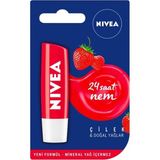 EstoreBox Nivea Çilek Dudak Bakım Kremi 4,8gr x 3 Adet,24 Saat Nem,dudak Bakımı,çilek Kokusu, Hafif Kırmızı I