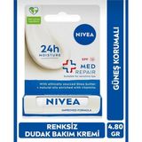 EstoreBox Nivea Dudak Bakım Kremi, Med Repair, 24H Moisture, Spf 15, 4,8 gr