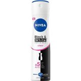 EstoreBox Nivea Kadın Sprey Deodorant Black&white Invisible Clear 150 Ml,72 Saat Terleme Ter Kokusuna Karş