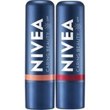 EstoreBox Nivea Kırmızı Renkli Dudak Bakım Kremi Nude Renkli Dudak Bakım Kremi, SPF30, Dudak Yanaklar I