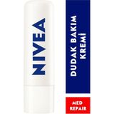 EstoreBox Nivea Med Repair Güneş Dudak Bakım Kremi, SPF15, 24 Saat Nemlendirici, 4,8gr