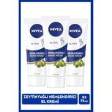EstoreBox Nivea Zeytinyağlı Nemlendirici El Bakım Kremi 75ML, 3'lü Set
