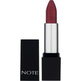 EstoreBox Note Cosmetics Mattever Lipstick 12 Wine Tasting Red Yarı Mat Saten Bitişli Ruj, Mor