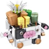 EstoreBox Panlos Mini Potted Plant Inek Figürü 341 Parça Oyuncak Yapım Seti -FFP655012