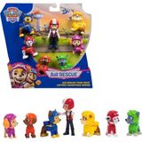 EstoreBox Paw Patrol Air Rescue - Koleksiyon Için 7 Figürlü Oyuncak Figür Seti, 3 Yaşından Büyük Çocuklar Içi
