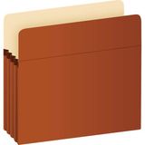 EstoreBox Pendaflex Genişleyen Dosya Cepleri, Mektup Boyutu, Redrope, 3,5" Genişletme, Dupont™ Tyvek® Malzeme