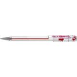EstoreBox Pentel Mini 0.7 mm Bazlı Roller Kalem 12'li Kutu Kirmizi - Kırmızı