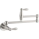 EstoreBox Pfister GT533-TDC Duvara Monte Port Haven 2 Kulplu Tencere Filler Musluk, Krom Kaplama, GT533