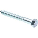EstoreBox Prime-Line 9056275 Lag Vida, Altıgen Kafa, 3/20,3 x 7,6 Cm, Çinko Gümüş Kaplama Paslanmaz Çelik, 25