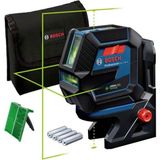 EstoreBox Professional Gcl 2-50 G Yeşil Çizgi Lazer, 50 Metre, RM10 Döner Tutucu, Taşıma Çantası, 4 Pil