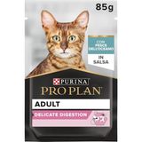 EstoreBox Purina Pro Plan Delicate Digestion Sos Içinde Okyanus Balıklı Yetişkin 85GR Pouch x 26 - 85 gr