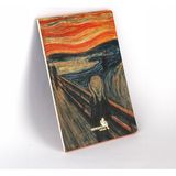 EstoreBox Retronote The Scream, Edward Munch 1893, Defter Ix, Çizgisiz, 96 Sayfa, Iplik Dikiş, Esnek