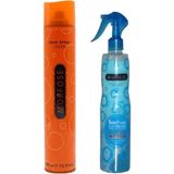 EstoreBox Saç Spreyi Turuncu 400ML + Fön Suyu Collagen 400ML