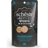 EstoreBox Schesir After Dark Tavuk ile Bıldırcın Yumurtası Mus Yetişkin Pouch 80G