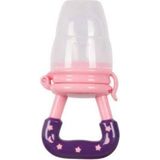 EstoreBox Sevi Bebe Meyve Emziği, Silikon Kaşıyıcı, Pembe-Mor