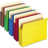EstoreBox Smead Dosya Cep, Düz Kesim Tab, 3-1/2 Inç Genişlik, Mektup Boyutu, Çeşitli Renkler, Kutu Başına 25