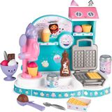 EstoreBox Smoby, 350409, Gabby Dondurma Fabrikası, Oyuncak Dondurma Makinesi, Oyuncak Waffle Makinesi Daha - 1BW-Beyaz - 0,60 x 19 x 29 cm