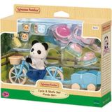 EstoreBox Sylvanian Families Bisiklet Paten Seti, Panda Kız