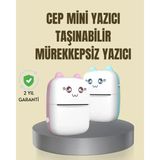 EstoreBox Taşınabilir Mini Termal Yazıcı 200 Dpi Bluetooth Bağlantılı