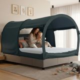 EstoreBox Tents Yatak Cibinliği Yatak Tülü, Barınak Kabin, Iç Mekan Gizlilik Sıcak, Nefes Alabilir K