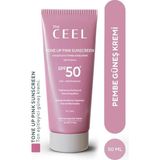 EstoreBox The Ceel Spf 50+ Pembe Ton Eşitleyici Güneş Kremi 50 ml - Glutatyon Hyaluronik Asit Içeren Uva/u