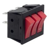 EstoreBox Üçlü Soba Anahtarı (IC-136) - 0 - Siyah - 1 Adet