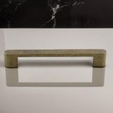 EstoreBox Uhud Kulp 128 mm Antik Sarı Metal Mutfak Mobilya Çekmece Mutfak Dolap Dolabı Kulpları Kapak Kulbu