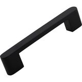 EstoreBox Uhud Kulp 96 mm Siyah Metal Mutfak Mobilya Çekmece Mutfak Dolap Dolabı Kulpları Kapak Kulbu 9.6 cm