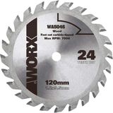 EstoreBox Worx WA5046 120X9,5MM Ahşap Kesme Elmas, Daire Testere Bıçağı