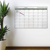 EstoreBox Yapışkanlı Bir Aylık Program Planlayıcı Akıllı Statik Duvar Takvimi 85X56 cm
