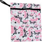 EstoreBox Yorni Supermom Su Geçirmez Bebek Kirli Bez Kıyafet Islak Mayo Çantası Torbası (43X46 Cm)