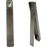 EstoreBox Zxx 564 Sürme Kapı Alından Çekilen Gömme Kulp 96 mm Inox Renk 16 x 2.5 cm