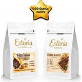 Estoria Coffee Colombia Filtre Kahve 250g | Etiyopya Filtre Kahve 250g| %100 Arabica | Orta Kavrum | Yumuşak İçim | Öğütülmüş ( 500g ) - 500 gr