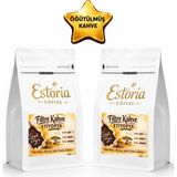 Estoria Coffee Etiyopya Filtre Kahve 500g ( 2x250g) | %100 Arabica | Çiçeksi Aroma | Meyvemsi Tatlar | Öğütülmüş - 500 gr