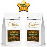 Estoria Coffee Menengiçli Türk Kahvesi 500g ( 2x250g) | Kafeinsiz | Geleneksel Gaziantep Lezzeti | Öğütülmüş - 500 gr
