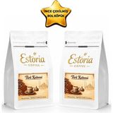 Estoria Coffee Türk Kahvesi 500g ( 2x250g) | Geleneksel Lezzet | Bol Köpüklü | Orta Kavrum | Öğütülmüş - 500 gr