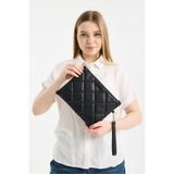 estrella paris Lavita Portföy & Clutch Çanta Çıkarılabilir Bileklik Askılı Siyah 25 x 19 cm