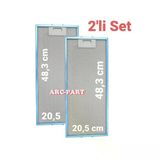 Esty 1150 W6 Aspiratör Alüminyum Filtre 9002 - 2'Li Set - ( 20,5X48,3 Cm / 20,5X48,3 Cm)