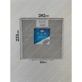 Esty 2240W6 | 262X253 mm | Aspiratör & Davlumbaz Tel Yağ Filtresi | Model: V47006100 - YT142.2240.01 | 26,2X25,3 cm