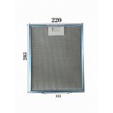 Esty İle Uyumlu Davlumbaz 22X28,5 CM Arka Aralık 12,5 CM Aspiratör Filtre