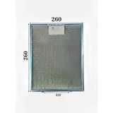 Esty İle Uyumlu Davlumbaz 26X26 CM Arka Aralık 12,5 CM Aspiratör Filtresi