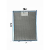 Esty İle Uyumlu Davlumbaz 26X32 CM Arka Aralık 4,5 CM Aspiratör Filtresi