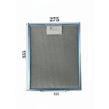 Esty İle Uyumlu Davlumbaz 27,5X33,5 CM Arka Aralık 12,5CM Aspiratör Filtresi