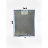 Esty İle Uyumlu Davlumbaz EN 265 MM BOY 388 MM Filtresi 26,5X38,8 CM Aspiratör Yağ Filtre