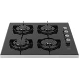 Esty SCO 5402 B01 4 Gözlü Gazlı Cam Yüzeyli Set Üstü Ocak Siyah