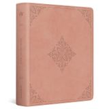 ESV Journaling Bible, Red Letter (TruTone, Blush Rose, Fleur-de-lis Design)