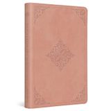 ESV New Testament with Psalms and Proverbs (TruTone, Blush Rose, Fleur-de-lis Design)